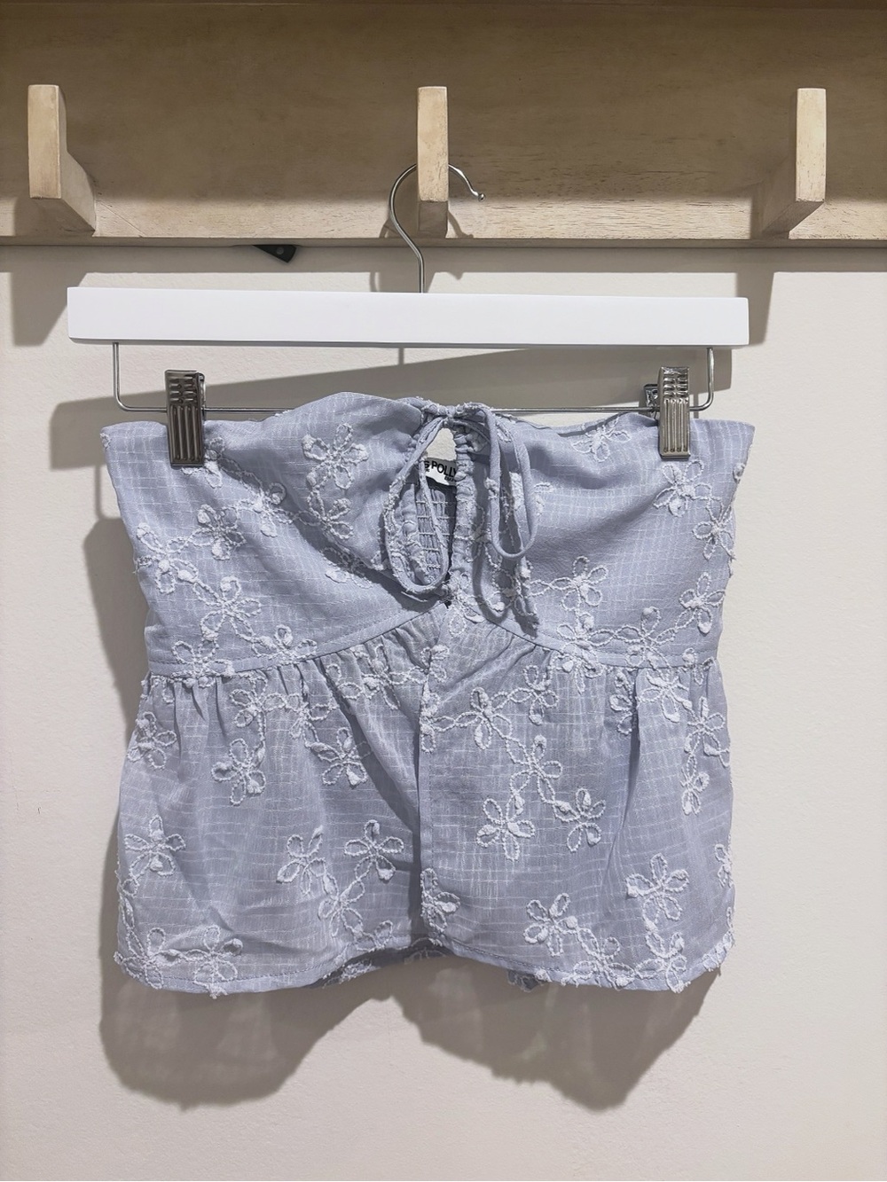 Princess Polly Light Blue Women's Top and Skirt - Matching Set - XS/S